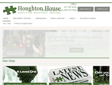 Tablet Screenshot of houghtonhouse.co.za